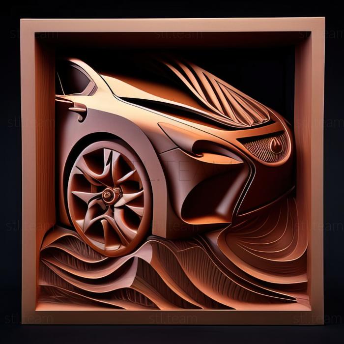3D model Lexus IS (STL)